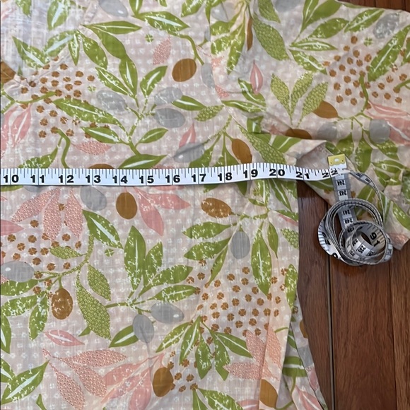 Green/ Pink 100% Organic Cotton Gudrun Sjoden Dress/ Tunic Sz M - Picture 2 of 5